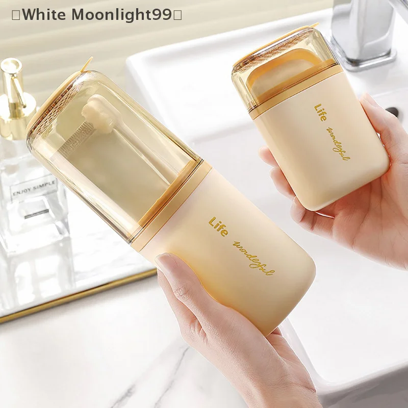 Travel Toothbrush Toothpaste Storage Case Box Soap Container Dish Tray Camping Portable Toiletries Storage Organizer Accessory
