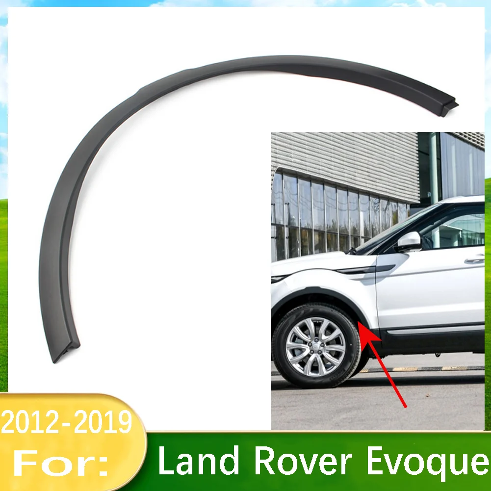 Car Front Fender Trim Arch Molding For Land Rover Range Rover Evoque 2012 2013 2014 2015 2016 2017 2018 2019 W/O Radar Hole