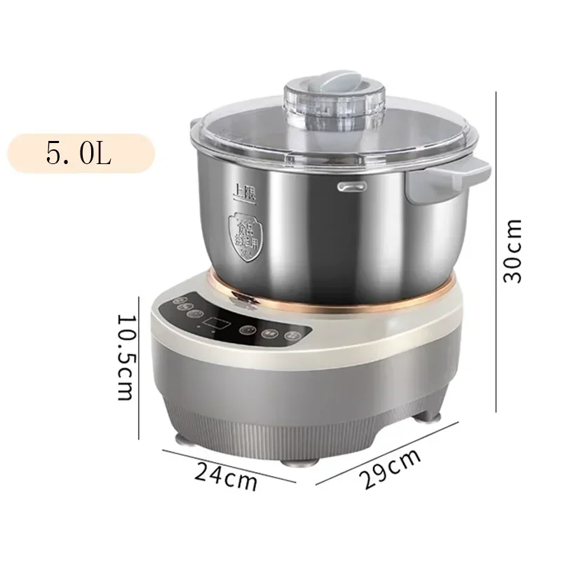 5L 7L elektryczny mikser do ciasta mieszarka do ciasta automatyczna mąka fermentująca mikser do żywności ze stali nierdzewnej