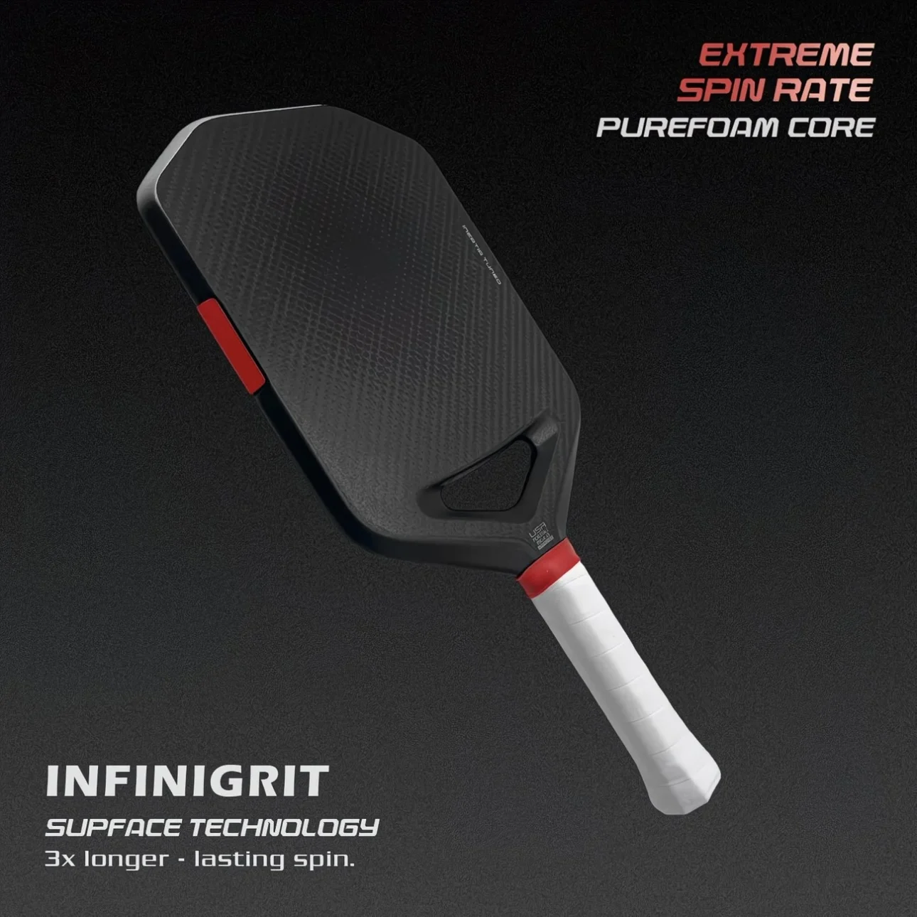 

Pickleball color palette same style GEN5 PureFoam Core MOI weight frameless hot press