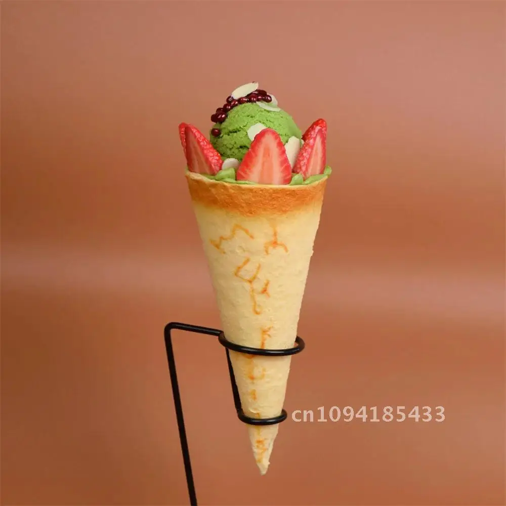 Simulation Close Crepes Sandwich Model Handmade Dessert Fruit Japan Hold Roll Pancake Decor Window Nutella Display Scoop Suga