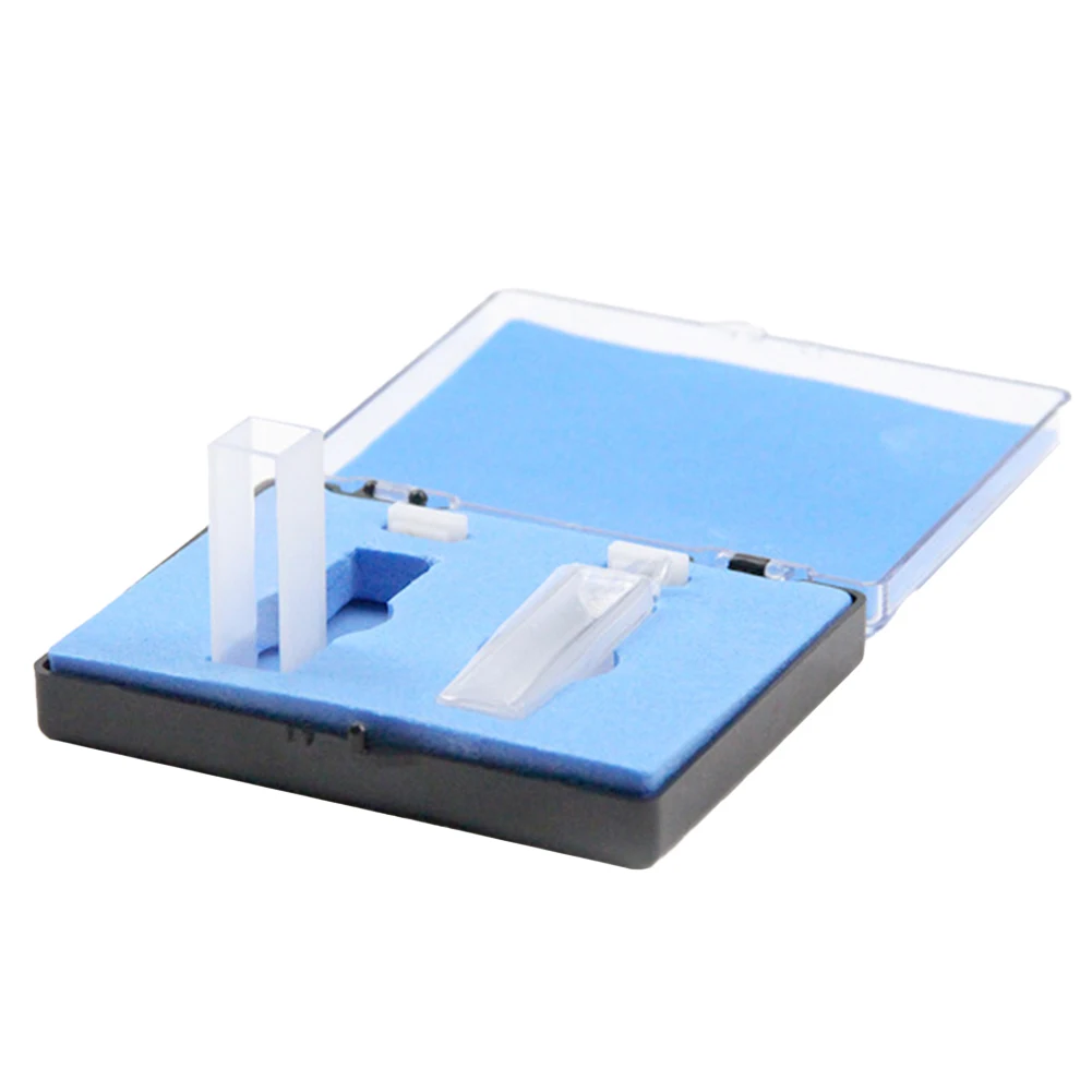 Sealable Quartz Cuvettes (2pcs) For Laboratory Infrared Spectroscopy Instruments Tools Accessories New