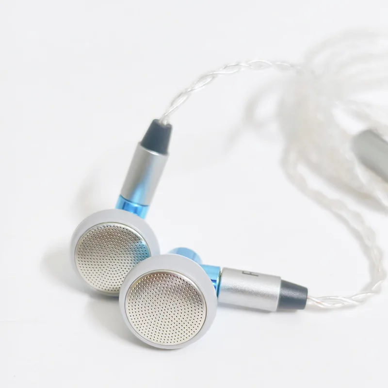 Wheel sound cloud bell wired flat head plug earphones small size not in the ear sleep mmcx pluggable cable change