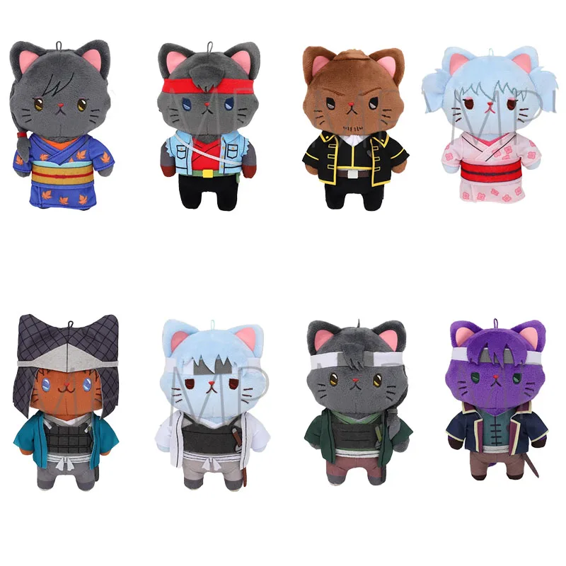 

Товары, искусственная Подлинная мович с кошкой, искусственная гинтока, Такасуги, шиньсукэ, Hijikata Toushirou Kondou Isao, плюшевая кукла