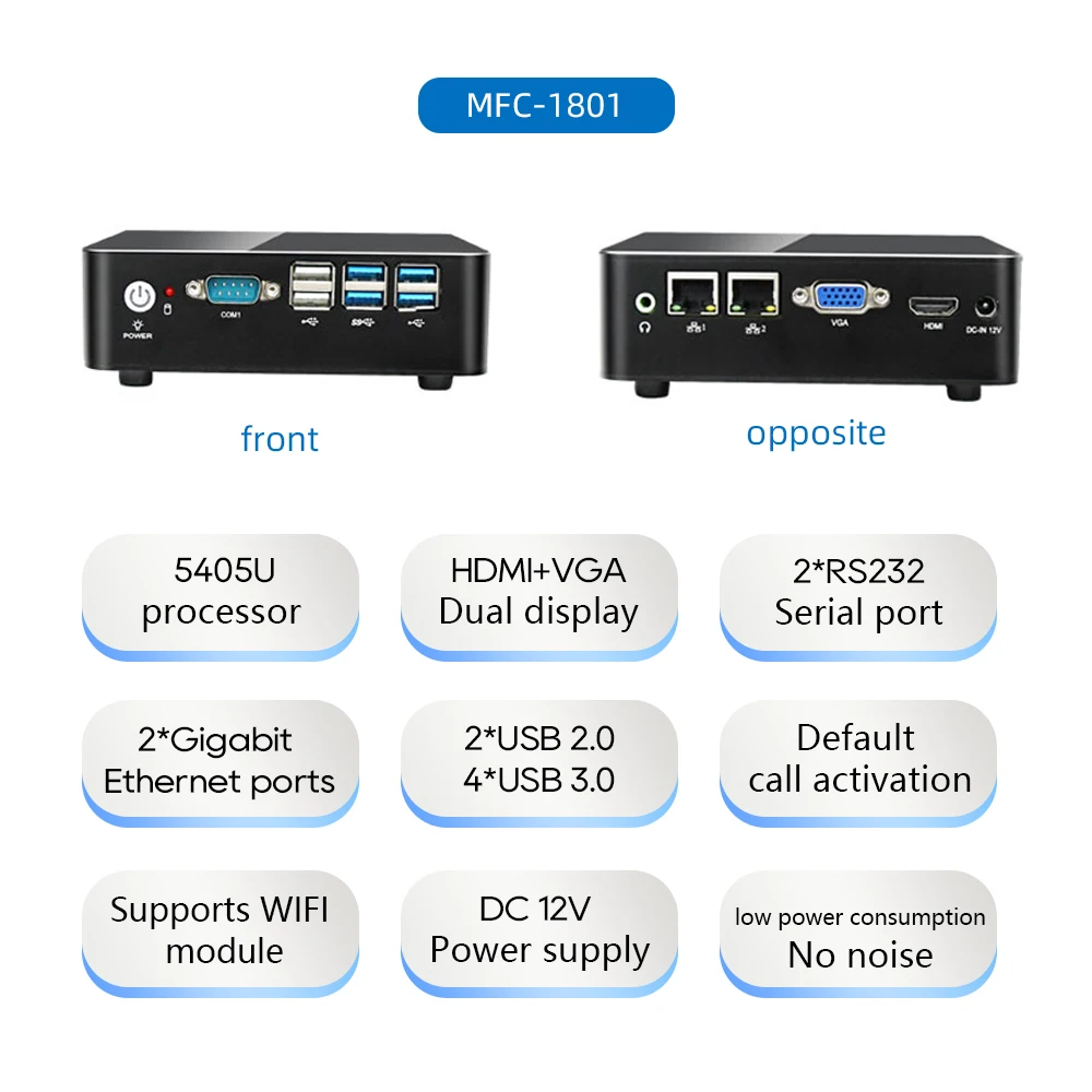 New Home & Office Use N100 Mini PC Intel Pentium Dual-Core DDR4 32GB Video Memory SSD/HDD Storage 2-Year Warranty Business Use