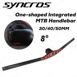 SYNCROS FRASER IC SL Integrated Handlebar with Stem,MTB Full Carbon Fiber, Mountain Bike Accessories, 8 Degree, 30mm, 40mm, 50mm