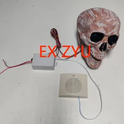 Escape Room Props Touch Hole Head Prop Use Hands to Touch the Hole Head for several seconds to open the door chamber room EX ZYU