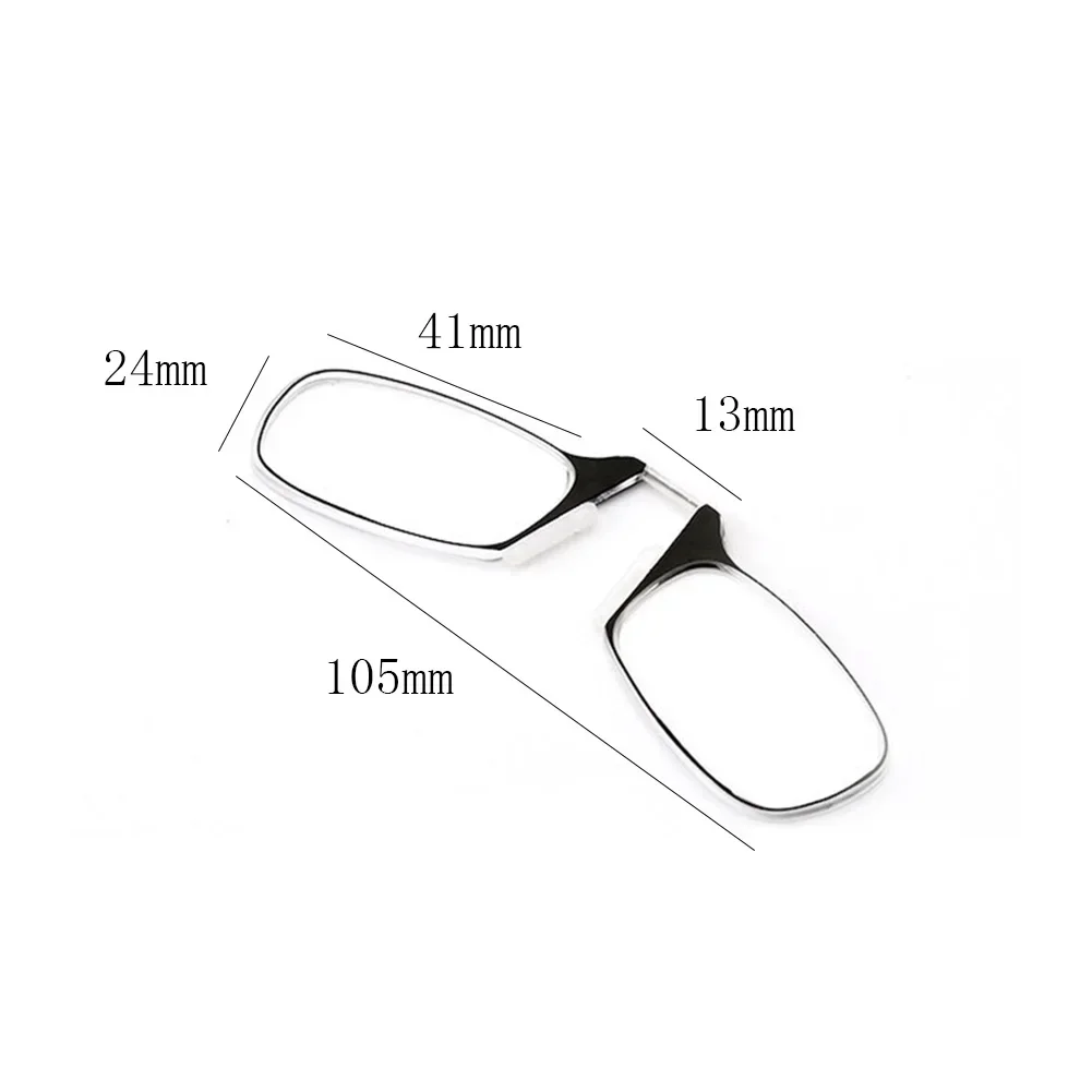 Nase Clip-on Lesebrille Falten Beinlose Ultraleicht Schlüsselbund Brille Männer Frauen Mini Tragbare Presbyopie Brille +1,0 Bis +4,0 – Detail 1