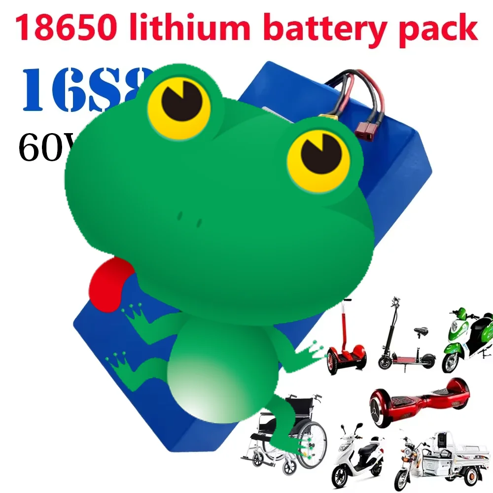 18650 16S8P 60V 3000W CityCoco Electric Scooter Bicycle Li-ion Battery Pack built-in BMS Brand new 60V 67.2V 28Ah