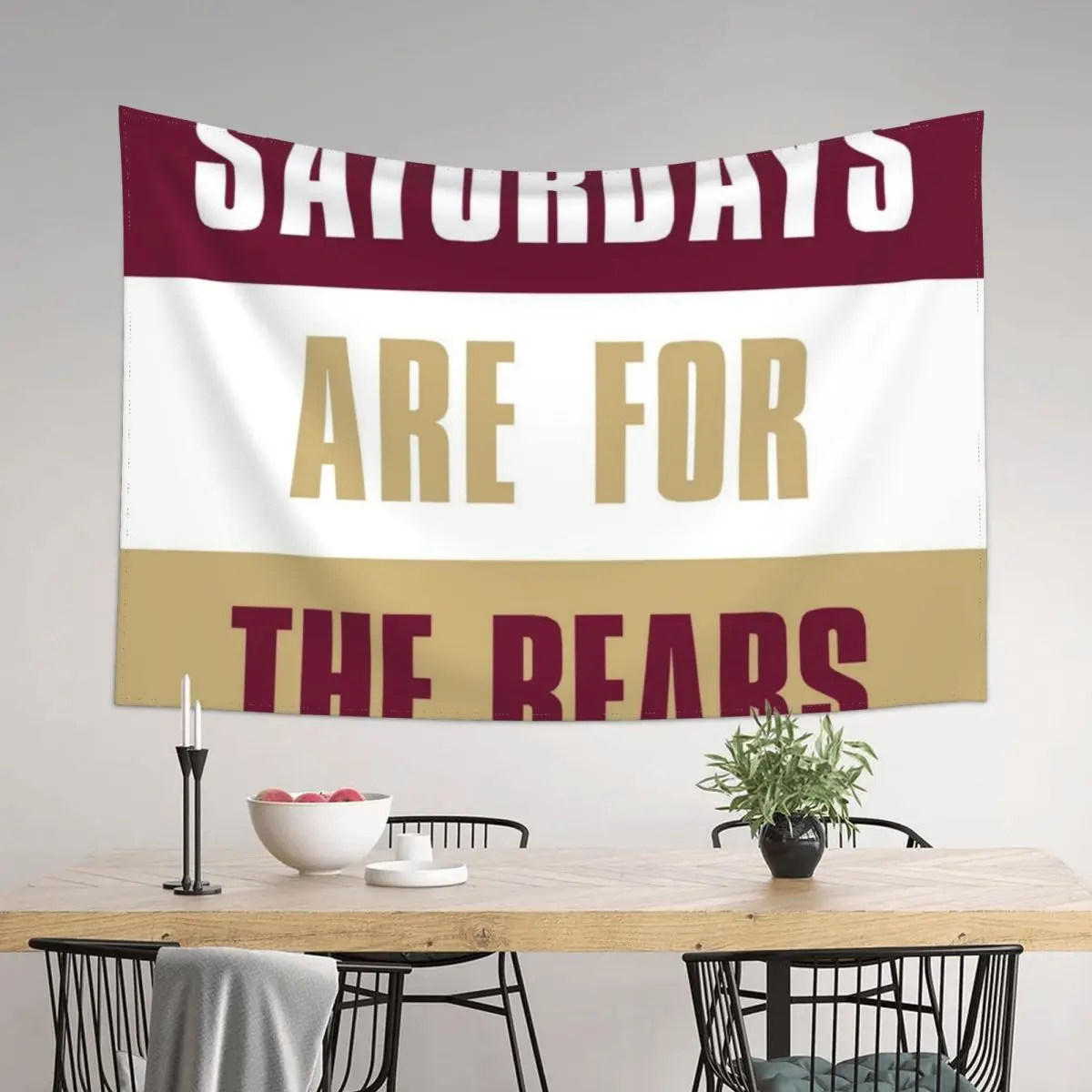 

Saturdays are for The Bears, Kutztown University of Pennsylvania Tapestry Things To The Room Wall Hanging Wall Tapestry