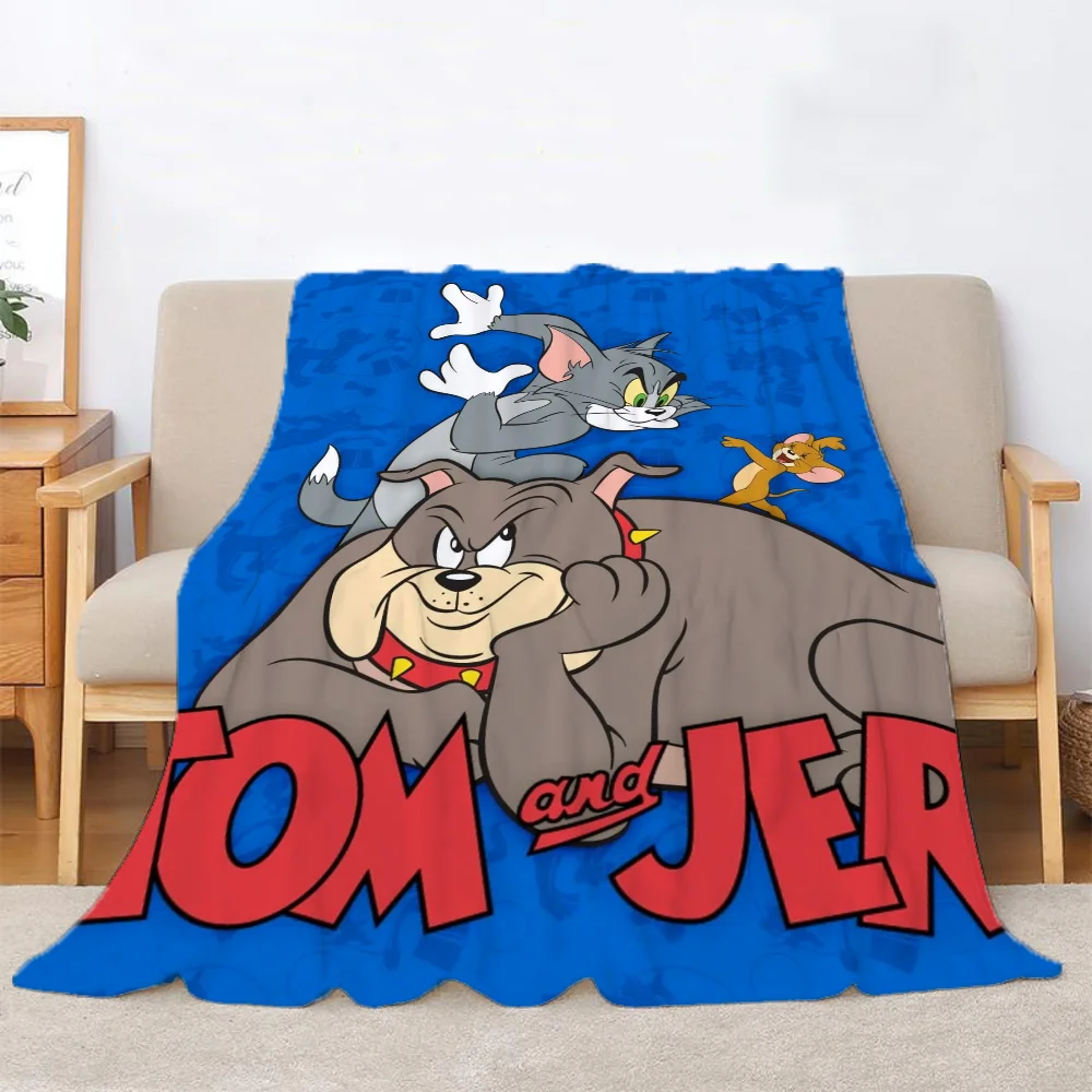 Hairy Blankets for Bed Blanket 150cm X 200cm T-Tom and Jerrys Kid's Blanket Sofa Winter Beach Towel Interior for Home Throw Knee