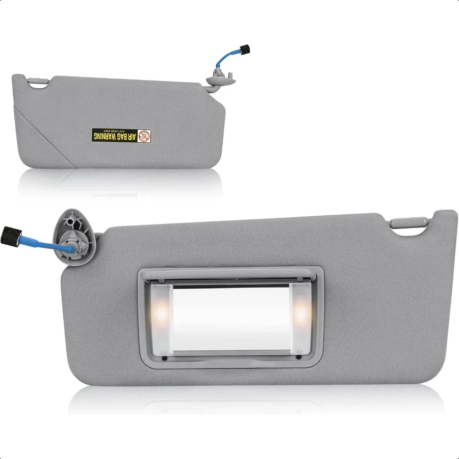 

Sun Visor with Light for Accord 20082017 Left Driver Side Gray Sunvisor Replacement 83280TA0A91ZB