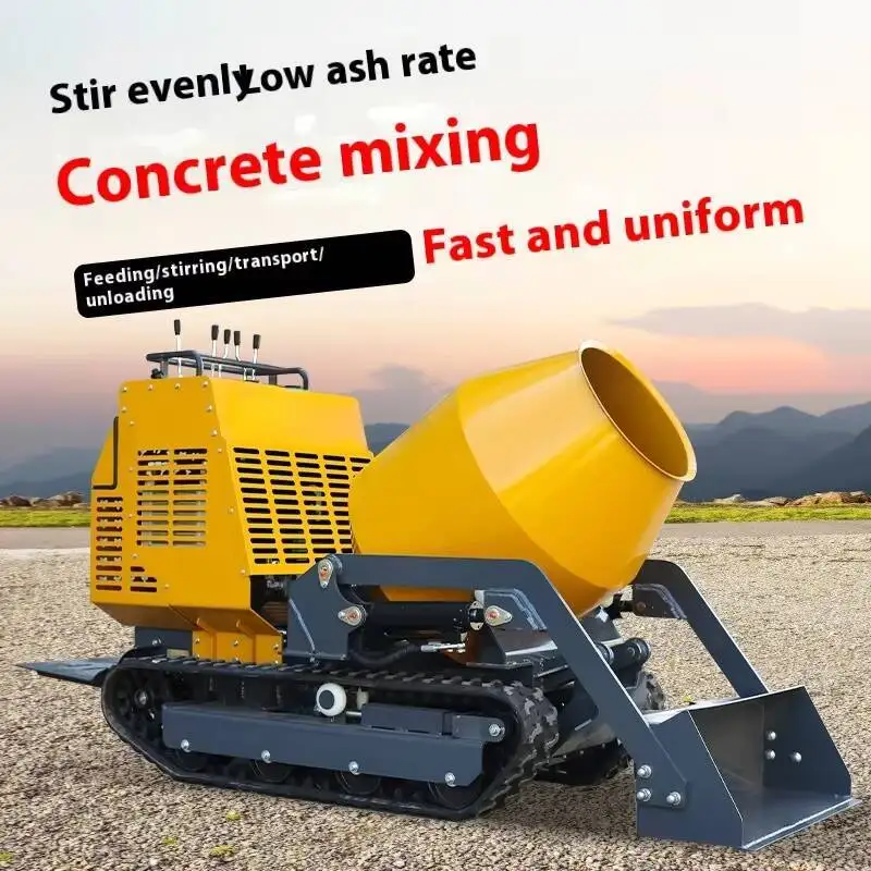 Small Concrete Truck Production All-Terrain Multi-Function Engineering Mixing Tank Cement Mixer