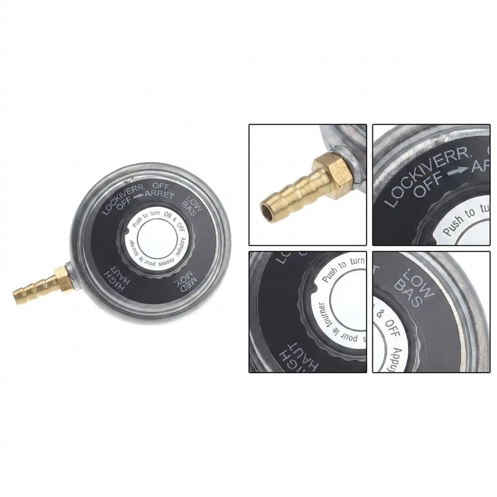 Metal 1 psi Pressure Control Valve for Low Pressure Applications with For 6mm Tube Connection and 1/4 Inch Ports
