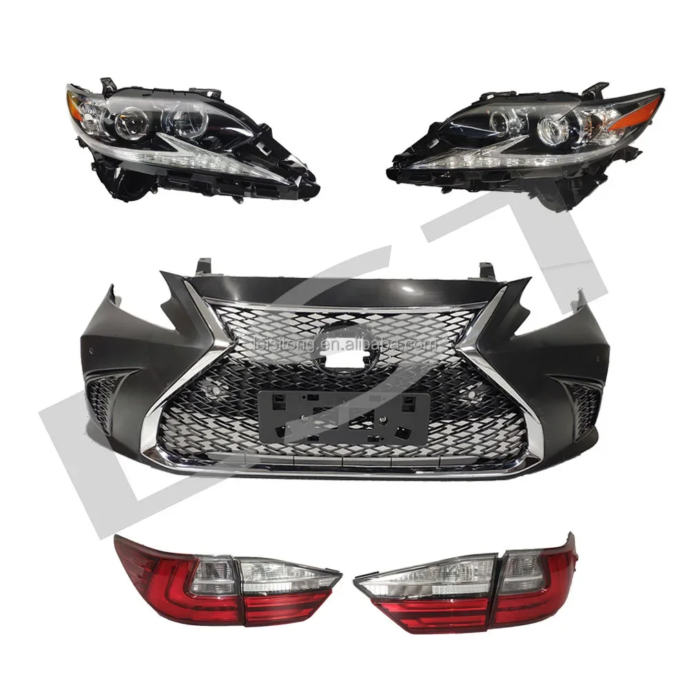 

LST factory ES body kits for LEXUS 2013-2017 ES200 ES250 ES300H Modified 2018ES sport Grille upgrade headlight