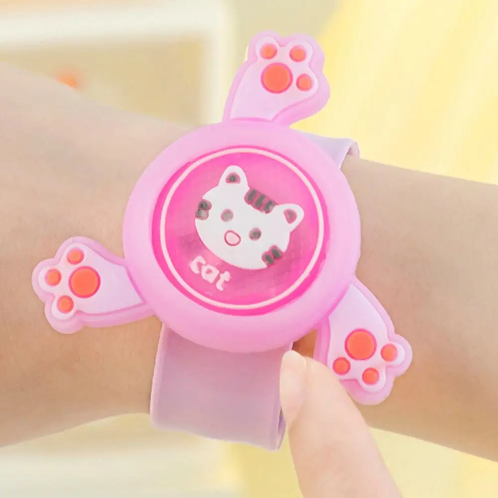 LED Bracelet  Creative Cartoon Pattern Reusable  Kids LED Light Up Bracelet Kid Toy