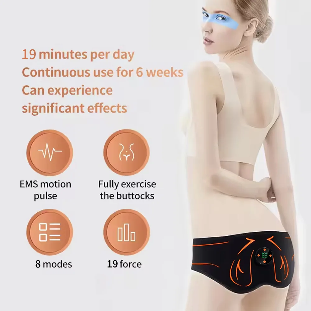 جهاز تدليك الورك الذكي الجديد EMS-Butt-Lifter Butt-Massager لنحت الجسم وتنغيم الخصر للاستخدام المنزلي