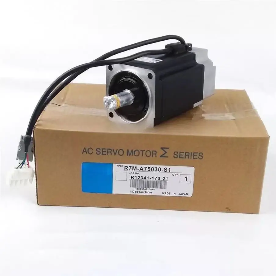 

New R7M-A75030-S1 AC Servo Motor R7MA75030S1