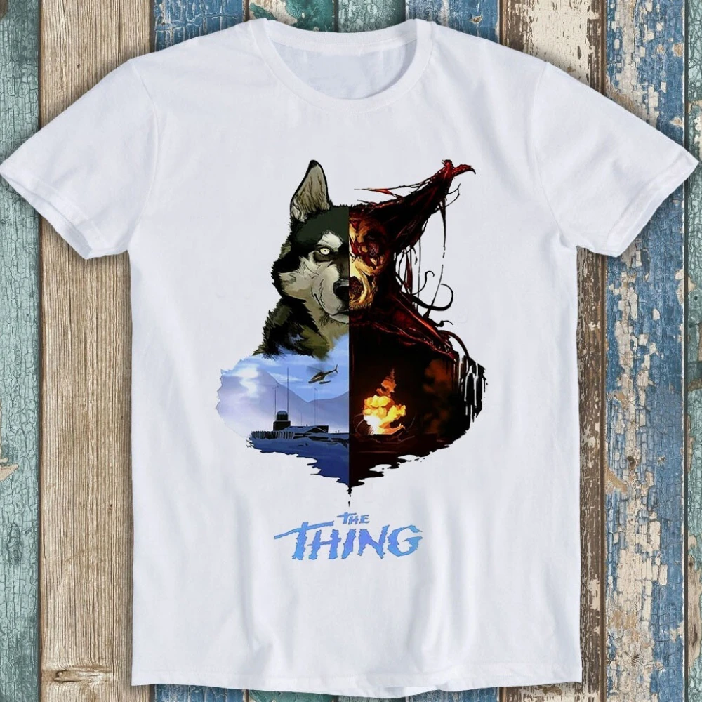 The Thing Movie Horror John Carpenter Funny 80s Unisex Gift Tee T Shirt