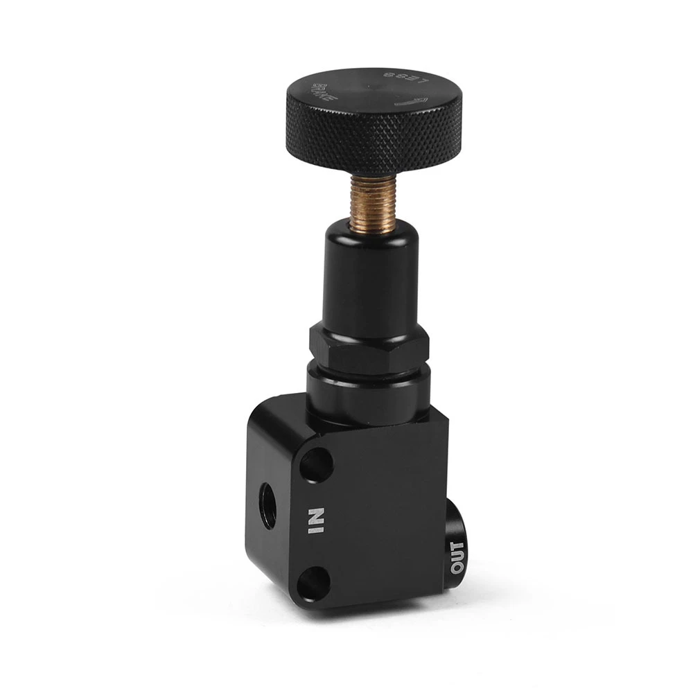 VR - Brake Bias Proportioning Valve Pressure Regulator For Brake Adjustment 1/8-27 NPT Pressure Regulator Screw Knob Type