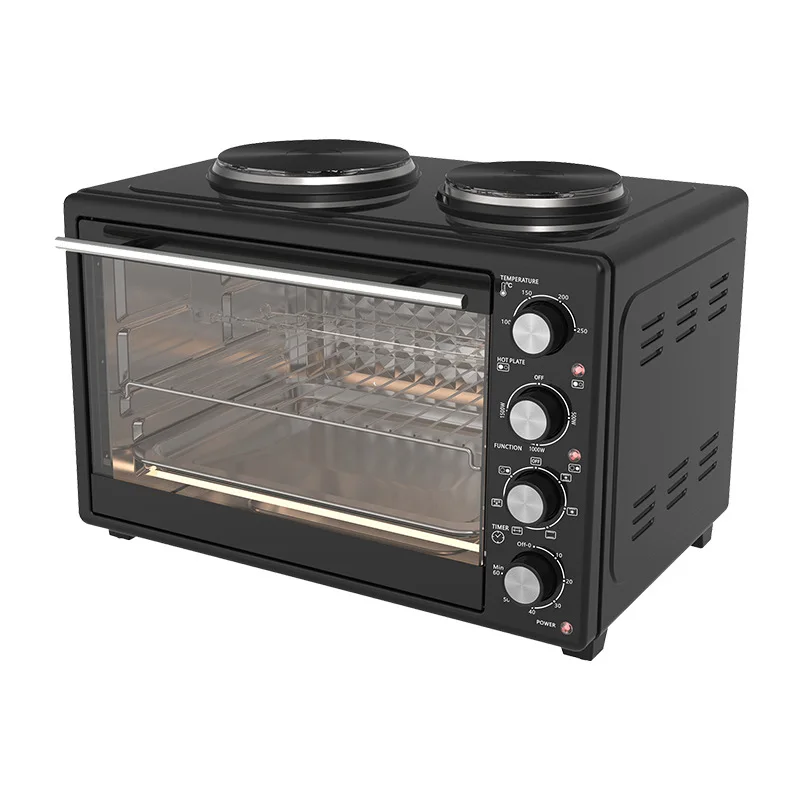 

Amazon Electric Oven Electric Stove Double Burner42-48LLarge Capacity Up and Down Heating Household Knob Smart Oven