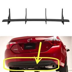 For Toyota Corolla American Version 2014-2019 Year Rear Diffuser Bumper Lips Spoiler Splitter Body Kit Accessories
