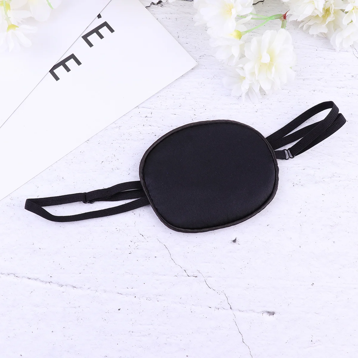 

4pcs Single Eye Patch Adjustable Stretchy Band For Amblyopia Strabismus Pediatric Adult Use Lightweight Portable Eye Care