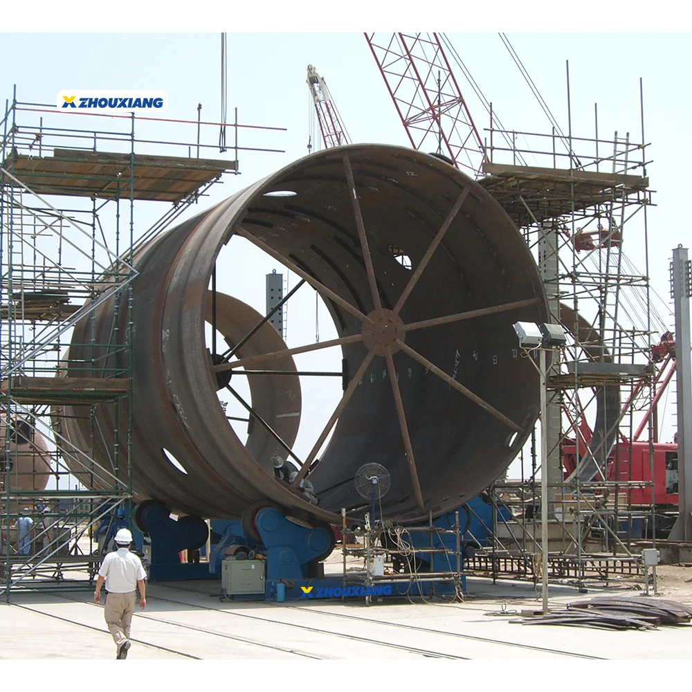 صناعة بناء السفن خزان قابل للتعديل الأنابيب الأسطوانة الوقوف تحول لفات الأسطوانة لحام الدوار #6