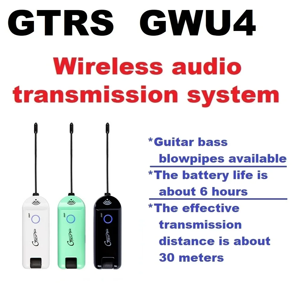 

MOOER electric acoustic guitar GWU4 instrument wireless transmitter receiver bass blowpipe audio connection