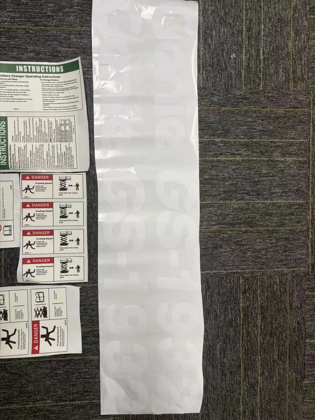 Genie GS-1932 Scissor Lift Decal Kit – The Most Complete Aftermarket Kit