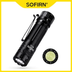 Sofirn-linterna LED EDC SC32 SST40, 2000lm, 18650, USB C, luz portátil recargable IPX8 con interruptor trasero electrónico