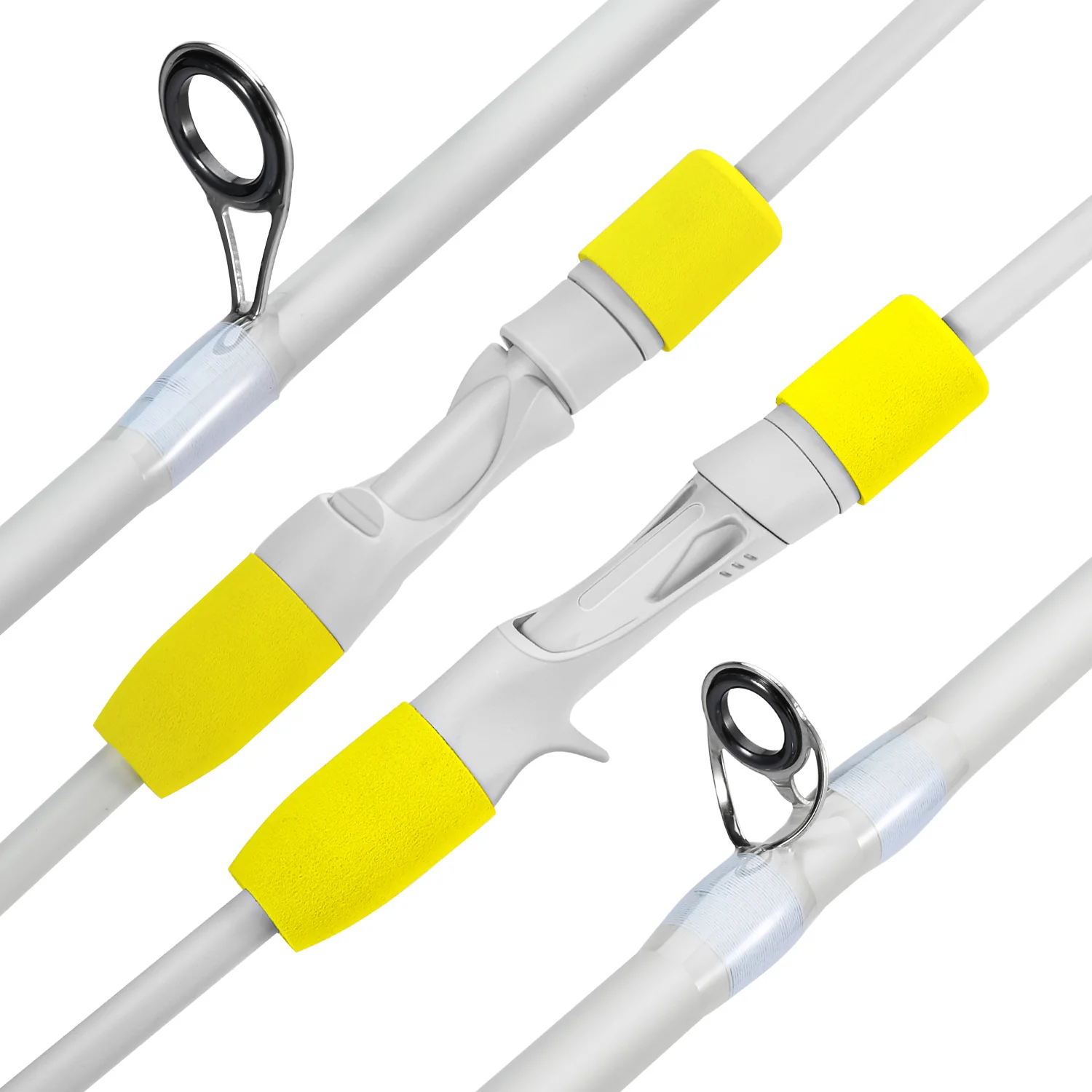 

Удочка Sougayilang 2-секционная, из углеродного волокна, спиннинговая, 1.8/2.1м, ультралегкая, для ловли баса и форели, мощность M