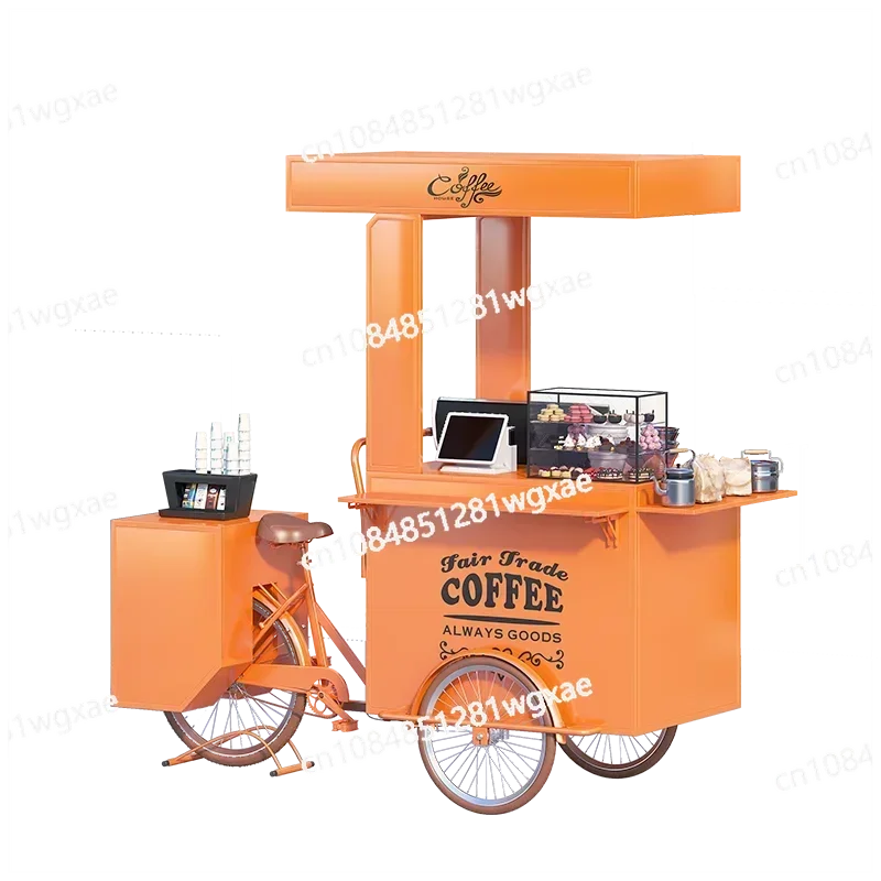 

Stall Coffee Car Food Making Car Night Market Promotion Display Counter Outdoor