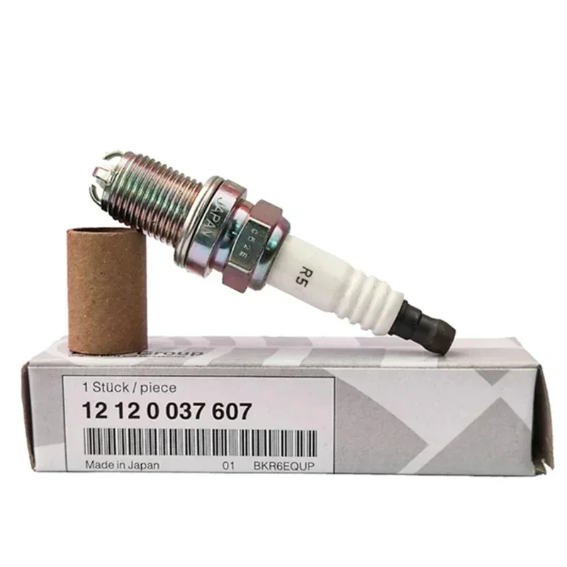 4/6 шт. 12120037607 BKR6EQUP свечи зажигания для BMW E39 E60 E61 E46 E63 E64 Z3 M54 M62 320 528 12 12 0 037 607