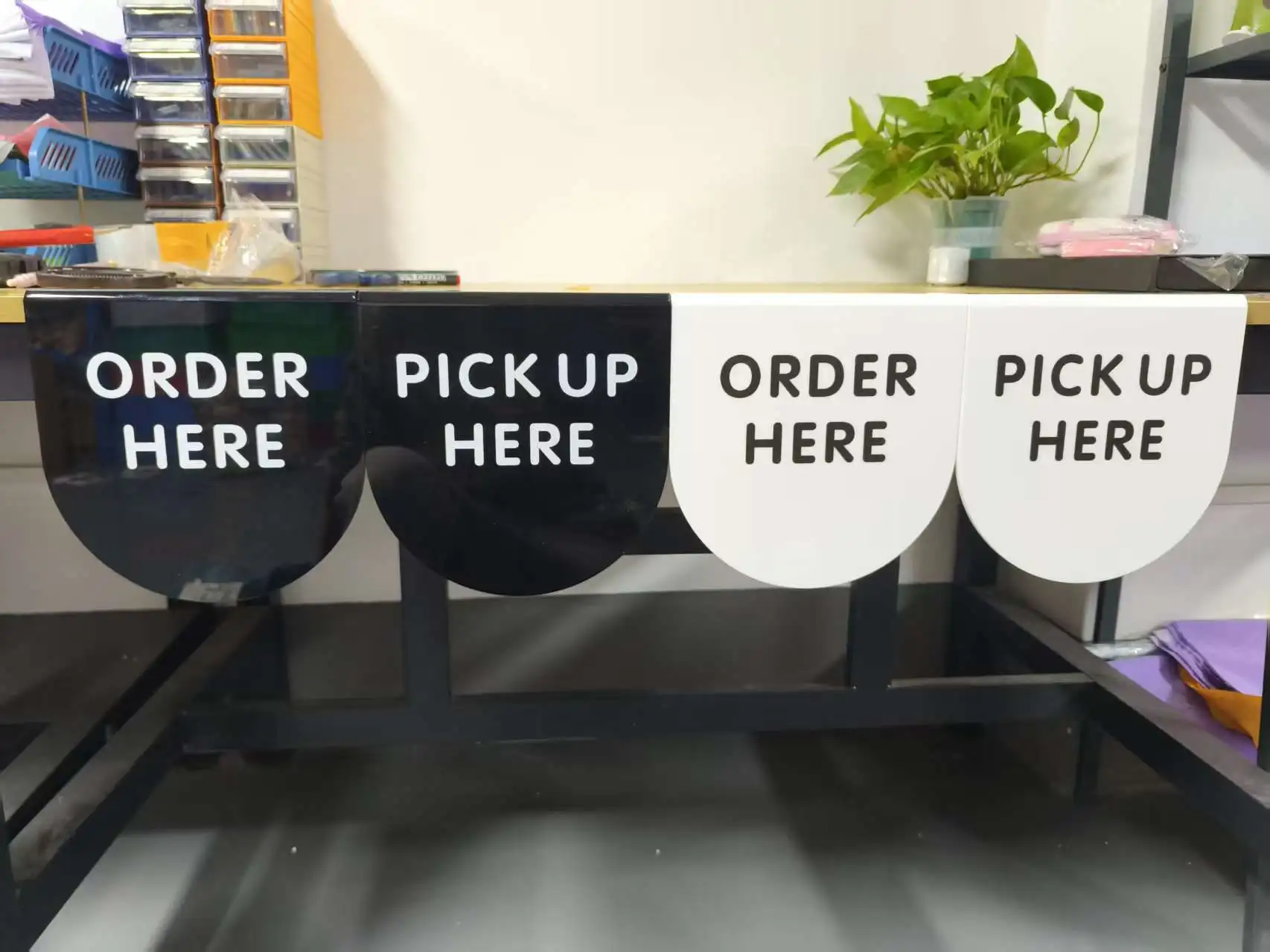 Cartelera de marca de puerta acrílica de 20x25cm, letrero de pedido personalizado, letrero de puerta, logotipo comercial, personalización de placa de nombre de tienda