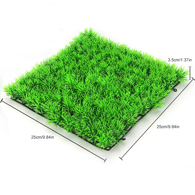 ABS Plastic Grass Simulation Lawn Fish Tank Decoration Environmental Protection Aquarium Decoration Aquarium Supplies