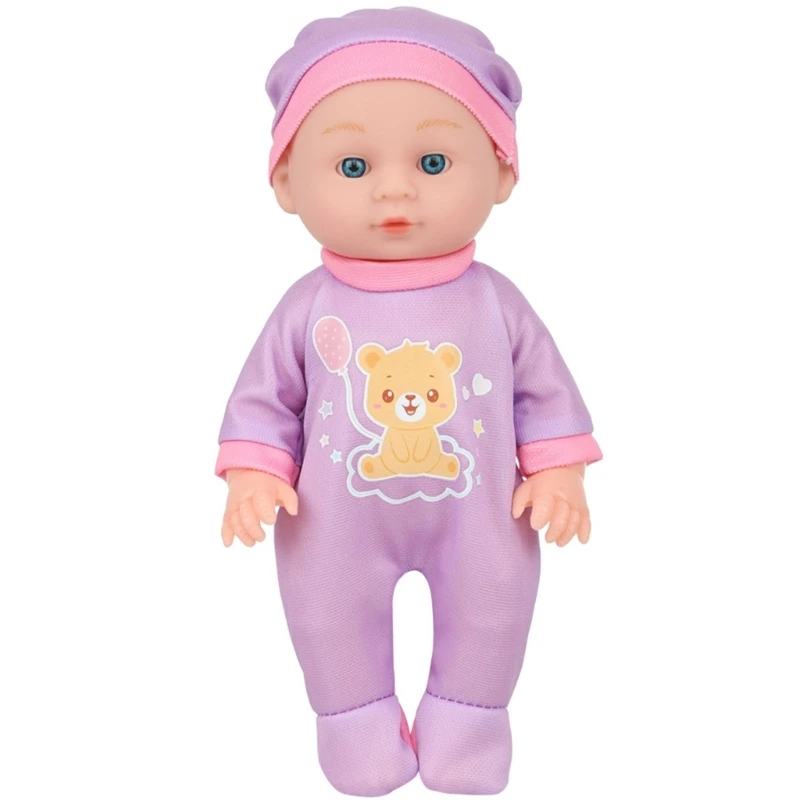 

G2TE 24 см. Реалистичная рефарнс игрушечные кавказские куклы, такая как Baby Doll Education Toy