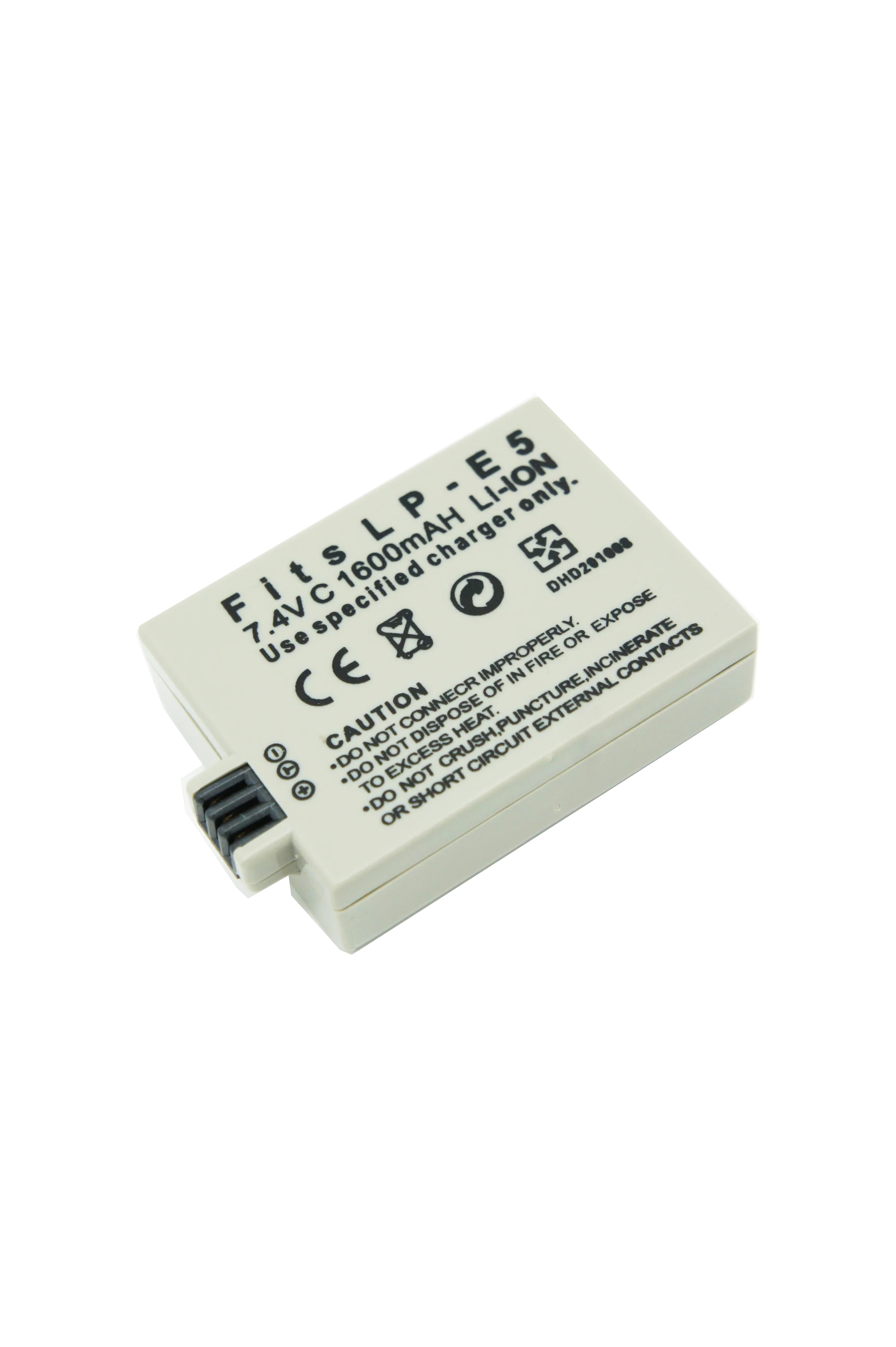 LP-E5 1600mAh rechargeable camera battery suitable for Canon EOS Rebel XS, Rebel T1i, Rebel XSi, 1000D, 500D, 450D, Kiss X3, X2