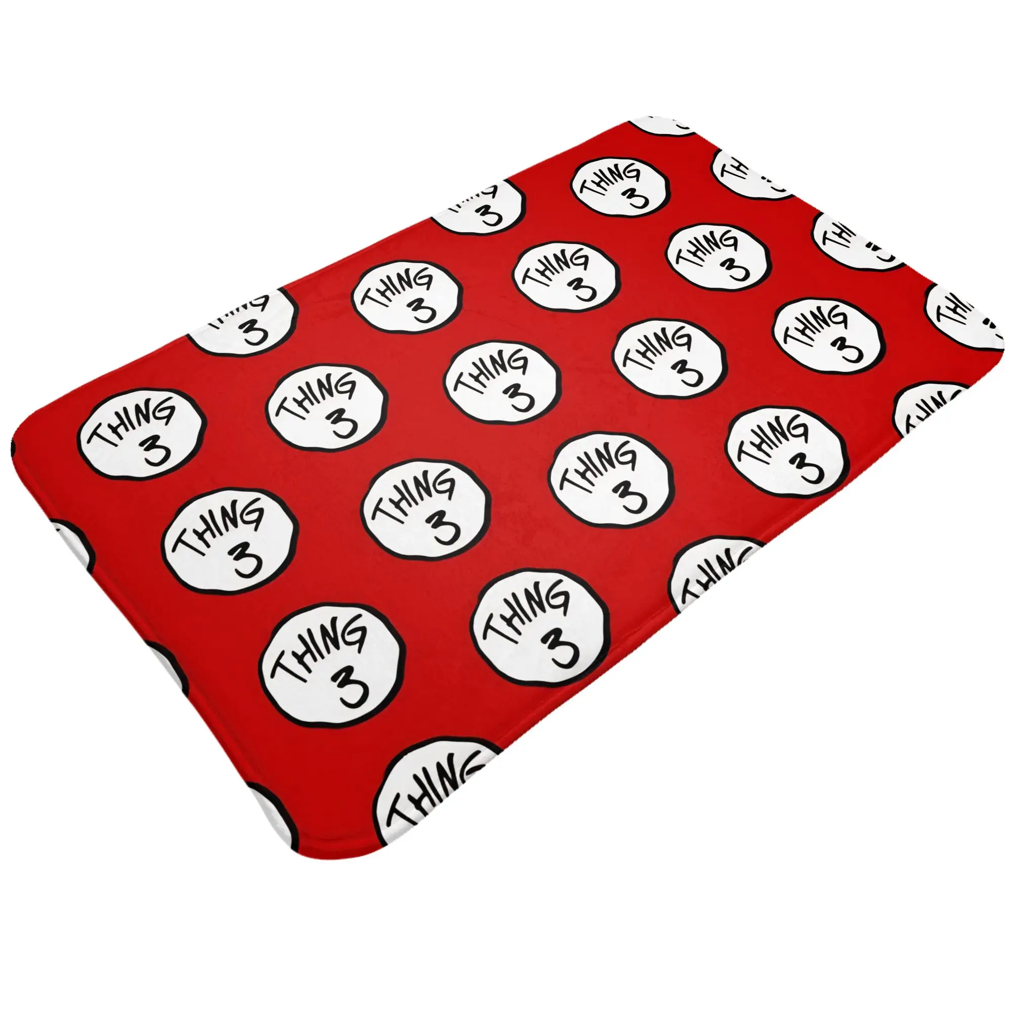 THING 3  Decorations Bathroom Mat Dr. Seuss Thing Doormat Living Room Carpet Balcony Rug Home Decoration