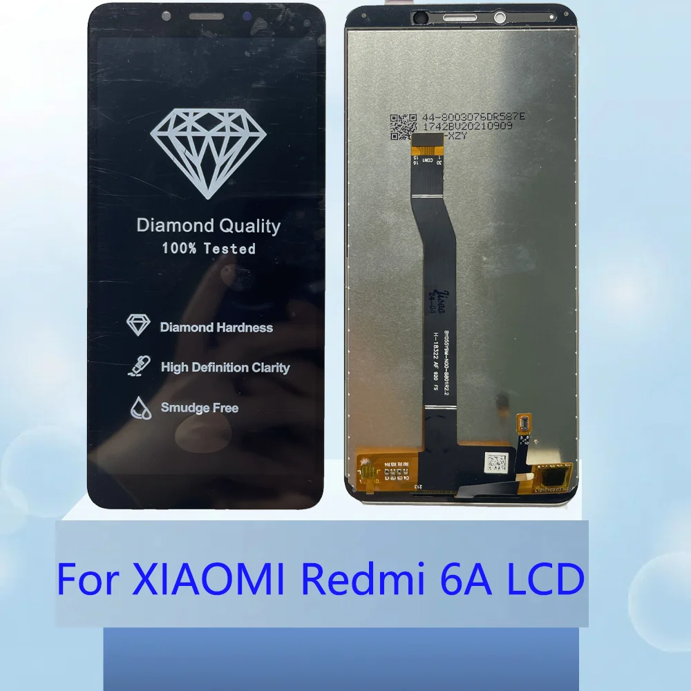 5,45 дюйма для Redmi 6 M1804C3CG M1804C3CH ЖК-дисплей с цифровым преобразователем сенсорного экрана в сборе, замена для Xiaomi Redmi 6A ЖК-дисплей