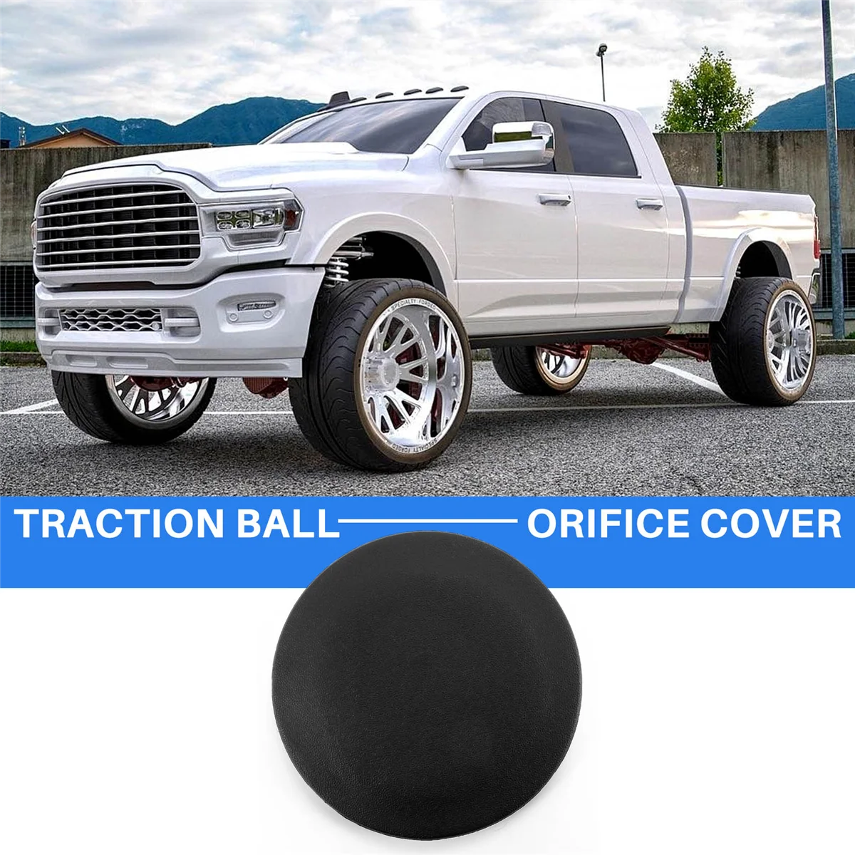 For Dodge Ram 2003-2021 Tow Hitch Ball Hole Cover Trailer Hitch Plug Rear Bumper 68495076AA