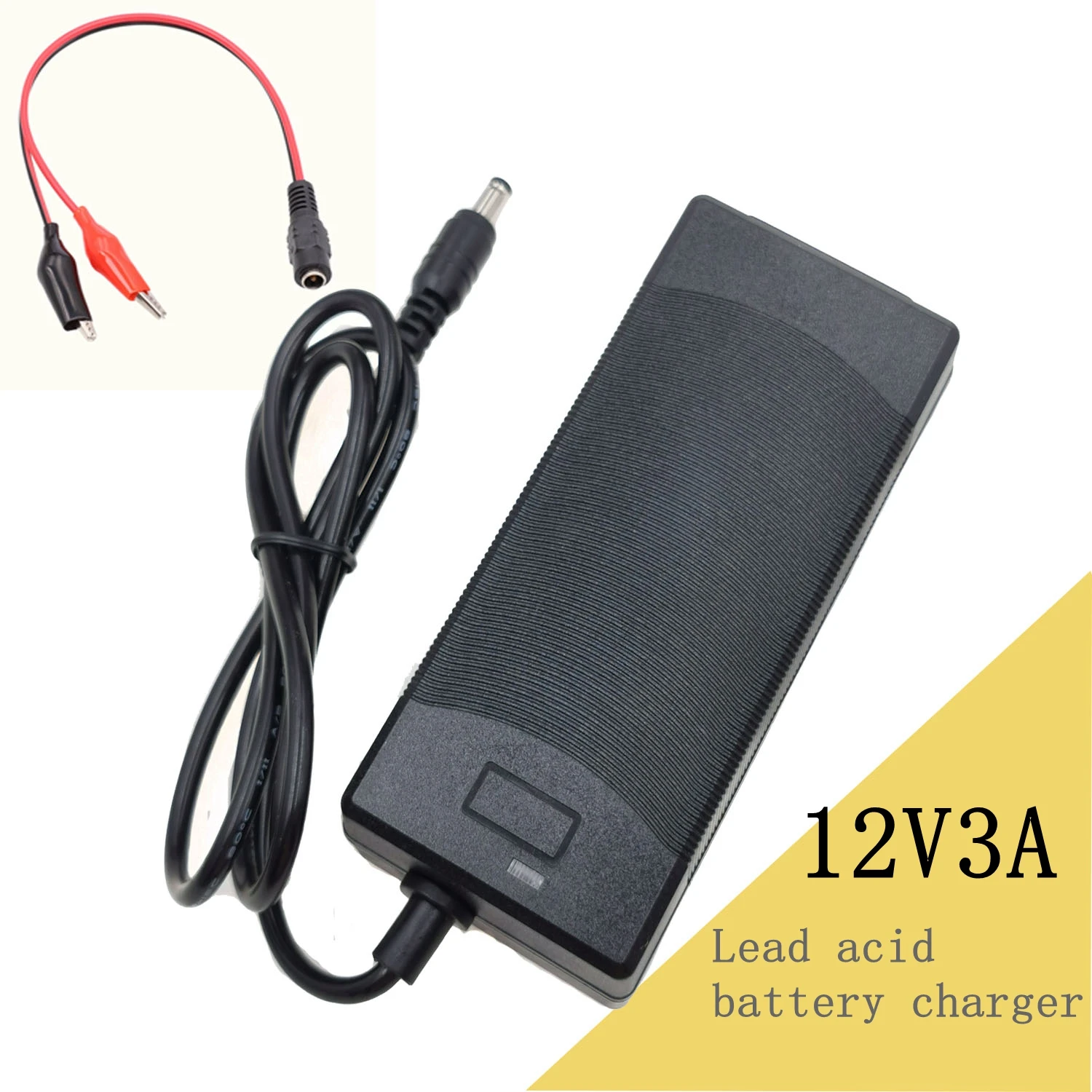 12V 3A lead-acid battery charger is suitable for 12V 3 series lead-acid battery pack