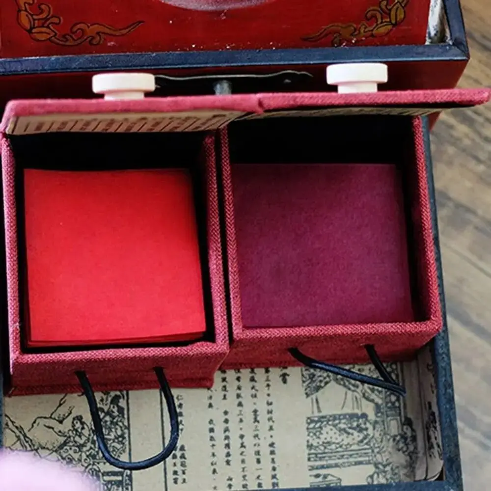 Papel de lápiz labial chino antiguo de larga duración, papel de brillo de labios clásico rojo, lápices labiales de terciopelo impermeables mate, papel de boda