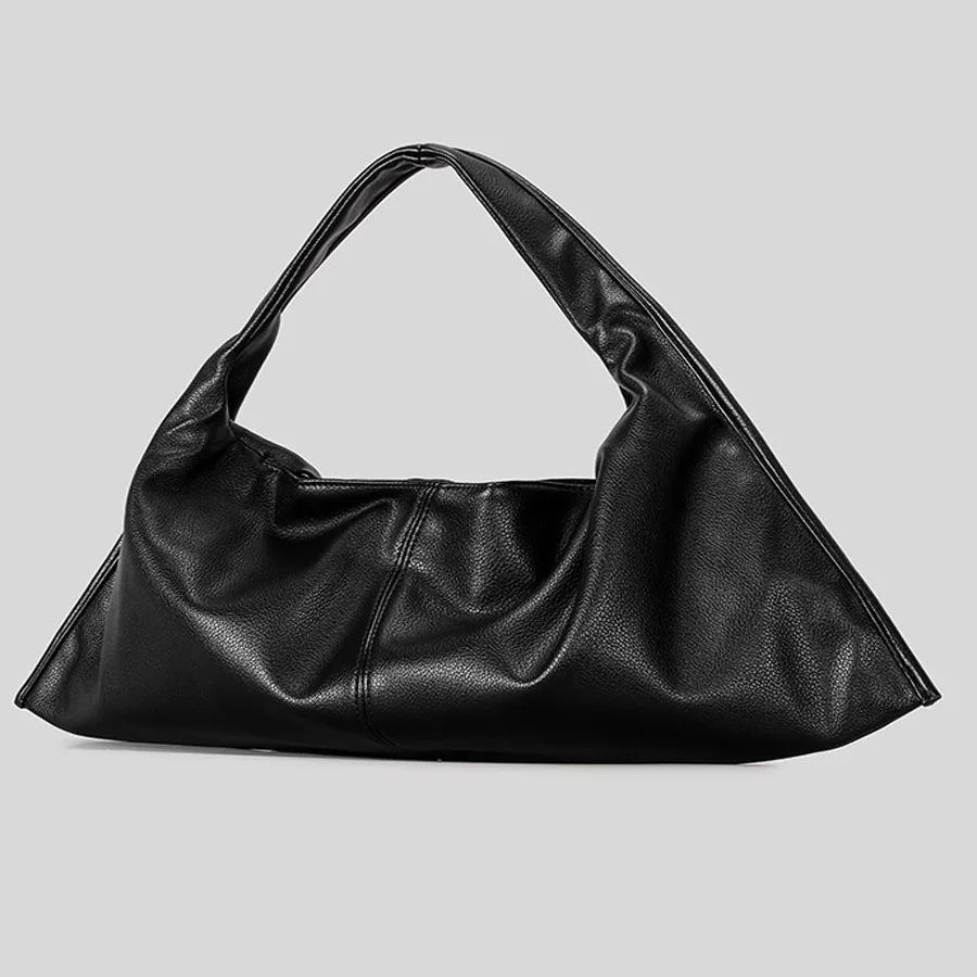 

Large Capacity Hobos Tote Women Bag Soft PU Leather Shoulder Bags for Women Quilted Handbags and Purses Designer Wrist Bag NEW