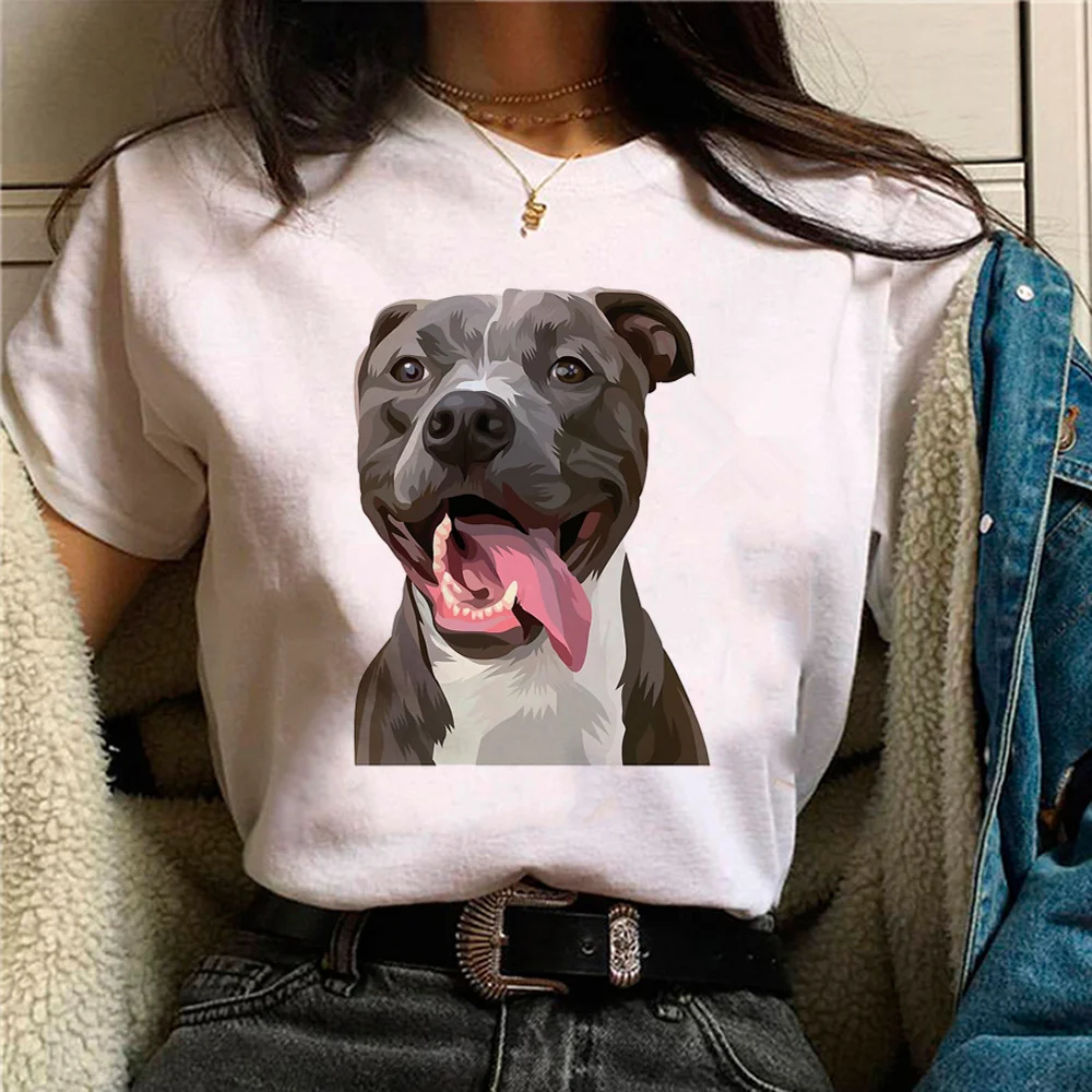 Pitbull Tee women summer t-shirts female comic harajuku clothes