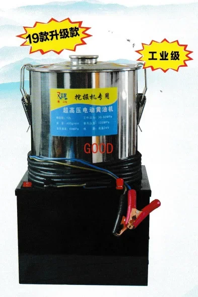 حشو زبدة كهربائي عالي الضغط 24 فولت، حشو شحم تشحيم خاص للحفارات