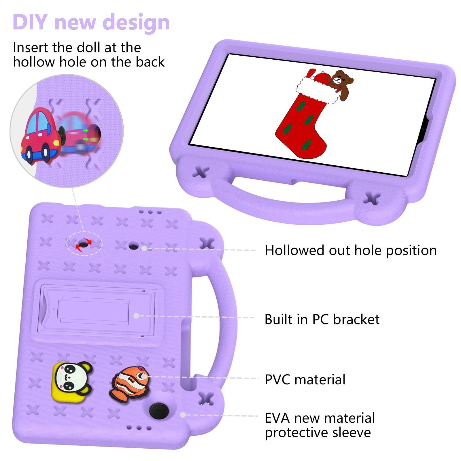 Shockproof EVA Kids Safe Case for Samsung Galaxy Tab A11 Plus 11 inch A11 8.7 inch 2025 Case with Hand Holder