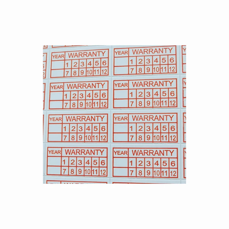 Dropping Writable 20*10mm Warranty Security Sealing Label Sticker Fragile/Eggshell/Tamper Paper Material