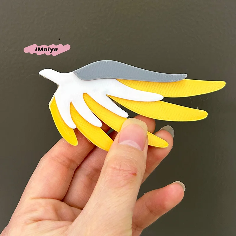M-1pc Wings Monitor Decorative Ornaments (not 1pair) E-sports Room Decoration Screen DecoratorReduce Stress For Home Office
