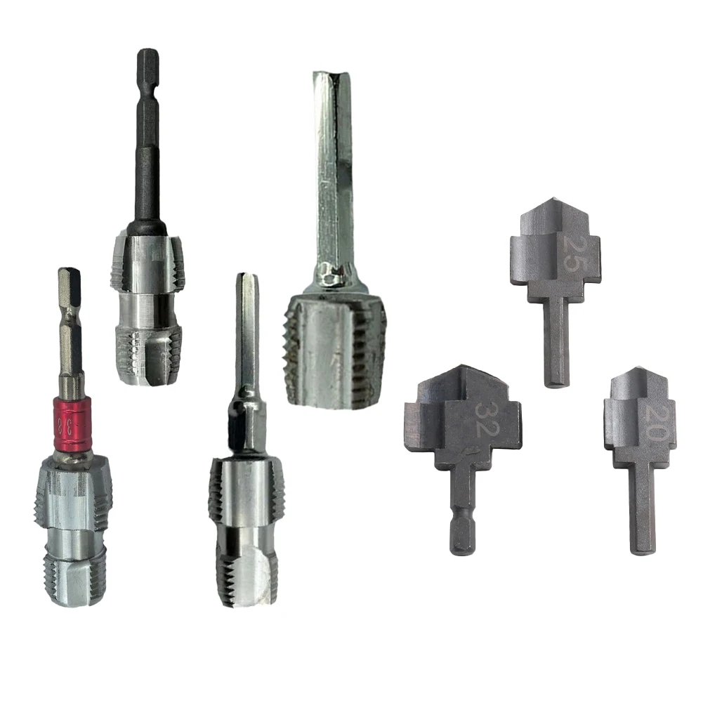 3 قطعة/المجموعة 20/25/32 مللي متر PPR رفع صعدت لقمة ثقب 6.35 مللي متر مسدس عرقوب انبوب ماء اتصال أدوات السلطة أداة الملحقات